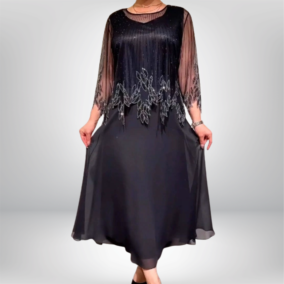 Stela - Elegantní midi šaty