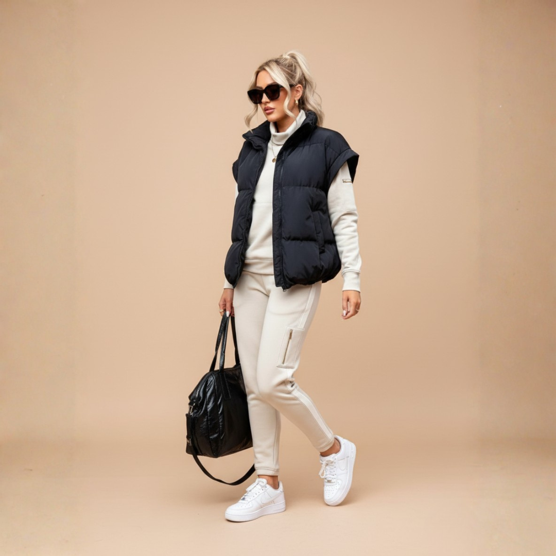 Jessica - Trendy vesta s rukávy