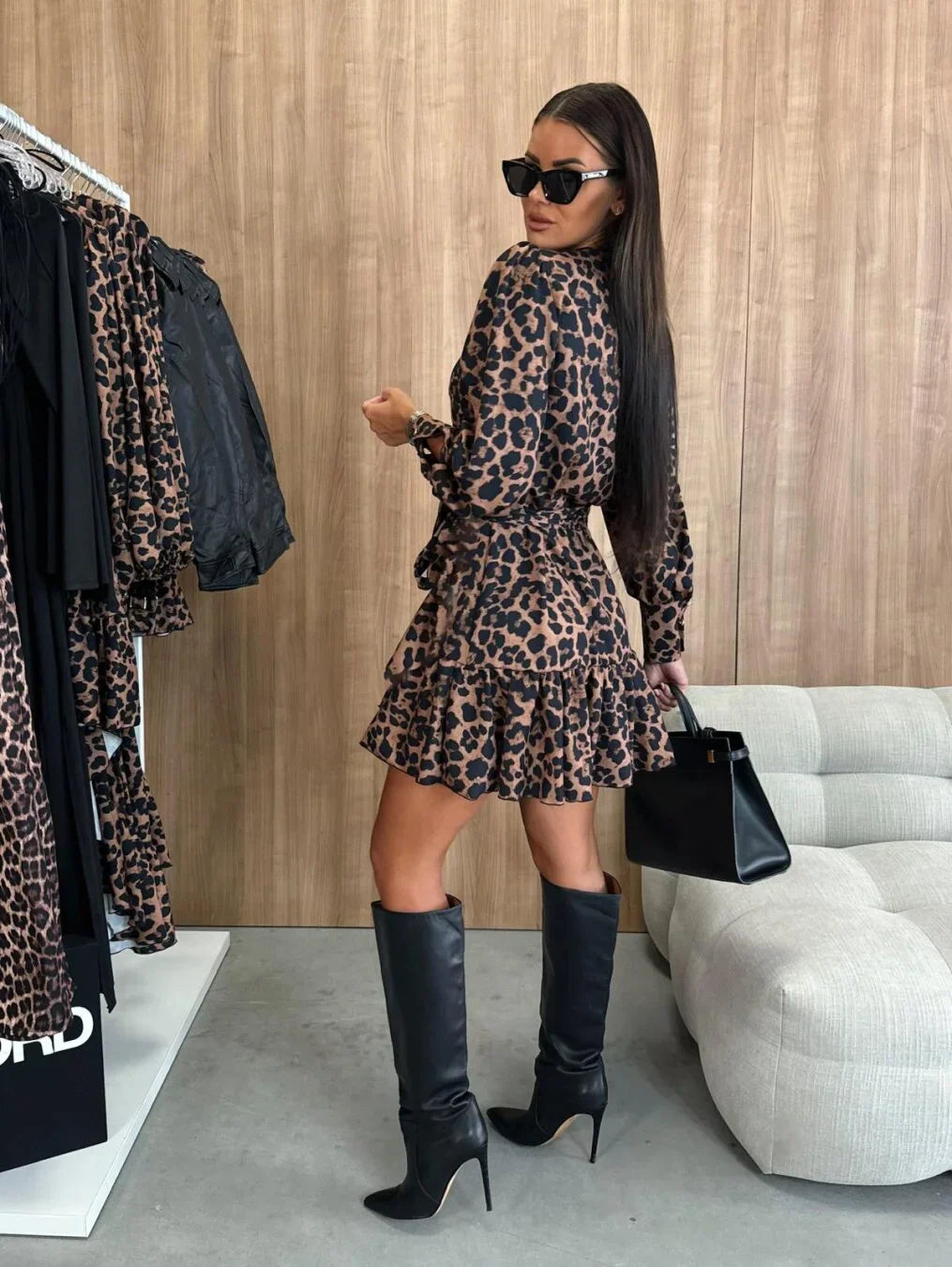 Amelia - Floral Print Mini Dress