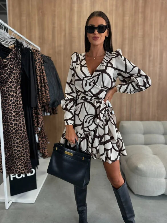 Amelia - Floral Print Mini Dress