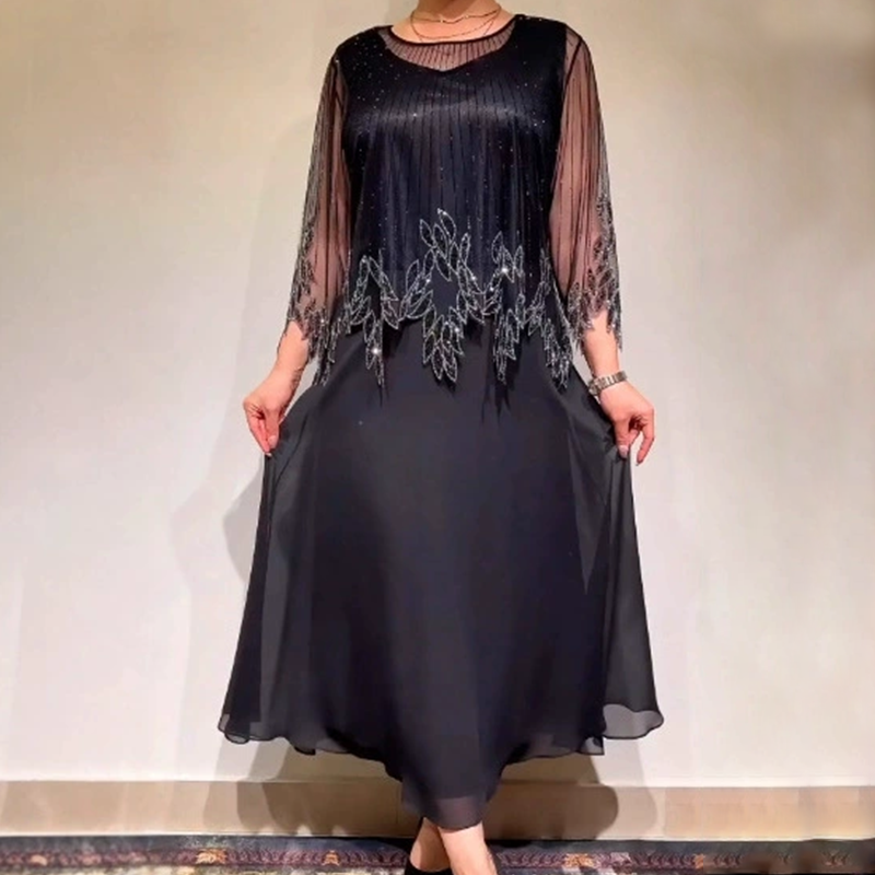 Stela - Elegantní midi šaty 