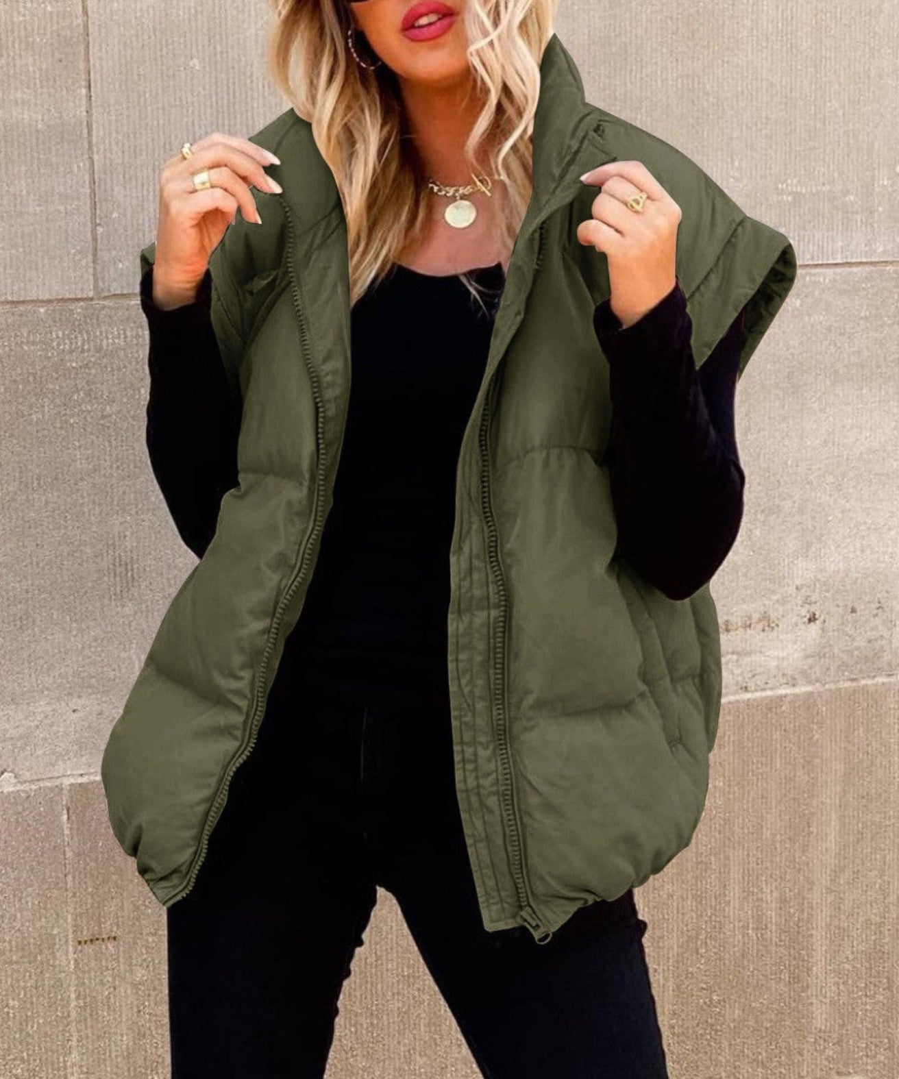 Jessica - Trendy vesta s rukávy
